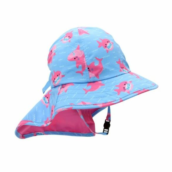 Zoocchini Cape Sunhat UPF50 Pink Shark