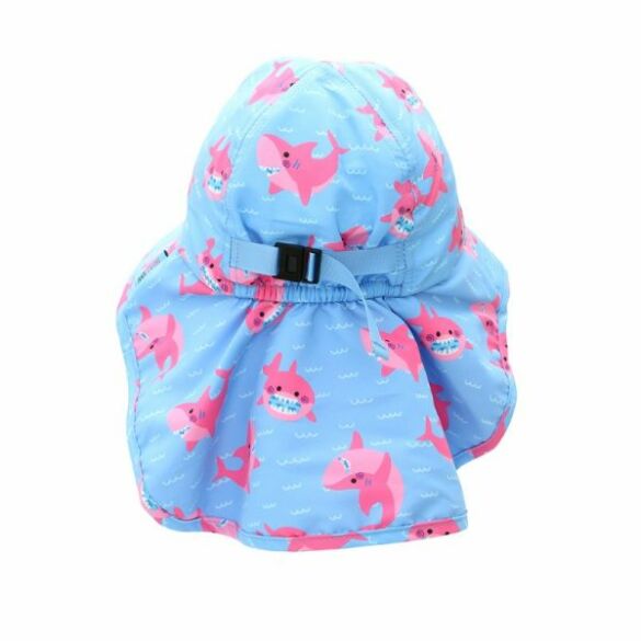 Zoocchini Cape Sunhat UPF50 Pink Shark - Image 3