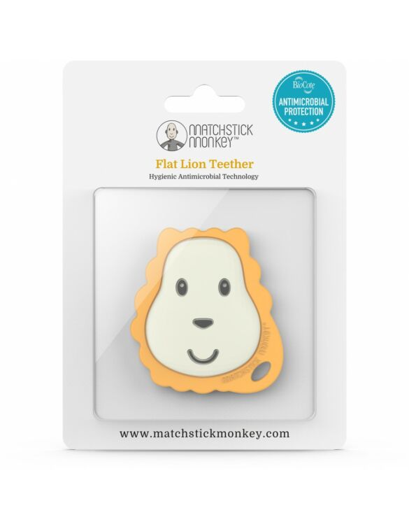 Μασητικό Matchstick Monkey Flat Face Teether Lion - Image 2