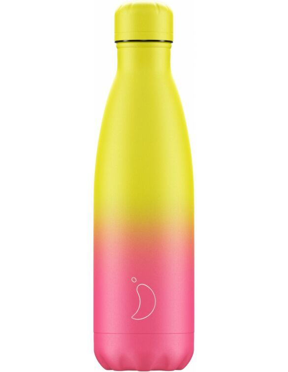 Μπουκάλι Θερμός 500ml Chilly’s Bottle Dradient Νeon