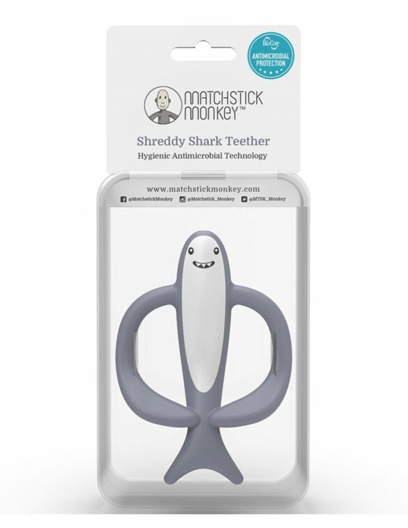 Μασητικό Matchstick Monkey Teether Shark - Image 2